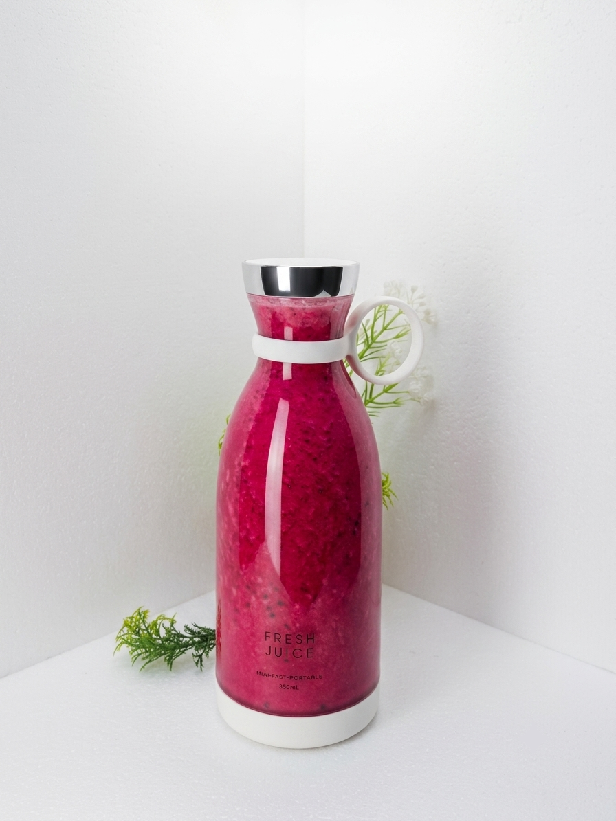 Portable Mini Blender 350ML – Wireless Rechargeable Smoothie & Fruit Juice Mixer
