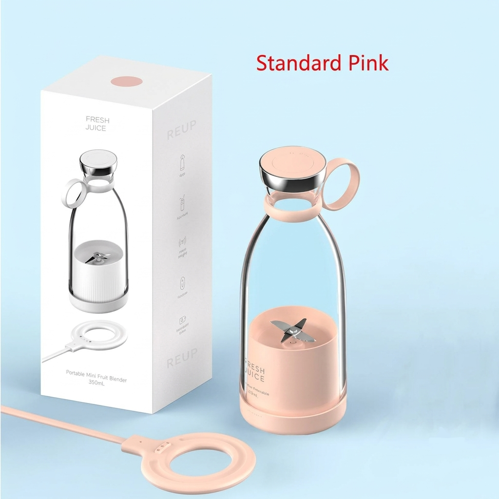 Portable Mini Blender 350ML – Wireless Rechargeable Smoothie & Fruit Juice Mixer