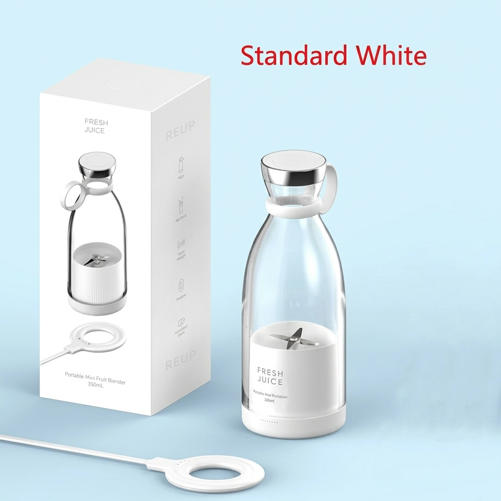 Portable Mini Blender 350ML – Wireless Rechargeable Smoothie & Fruit Juice Mixer